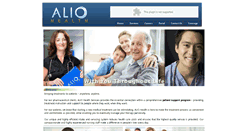 Desktop Screenshot of aliohealth.com